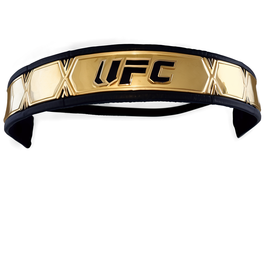 Ufc Gold Belt Png 06132024 PNG Image