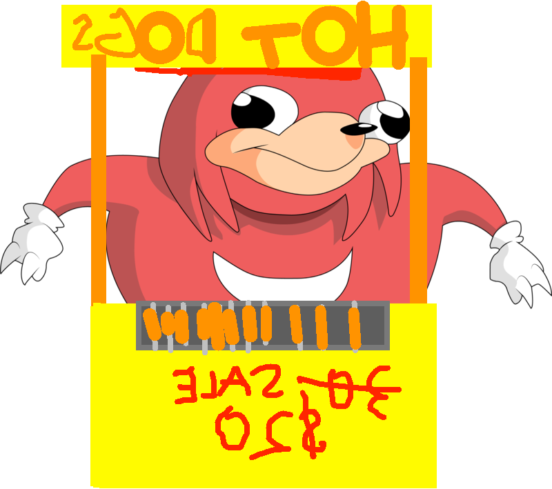 Ugandan Knuckles Meme PNG Image