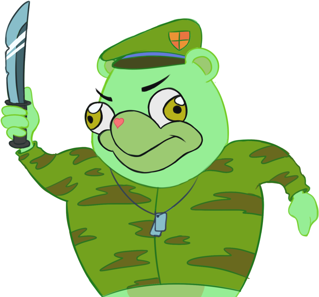 Ugandan_ Knuckles_ Military_ Version PNG Image