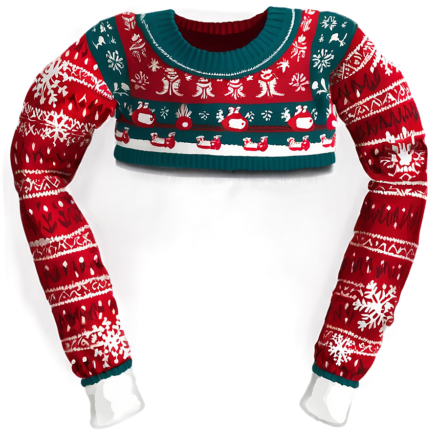 Ugly Christmas Sweater C PNG Image