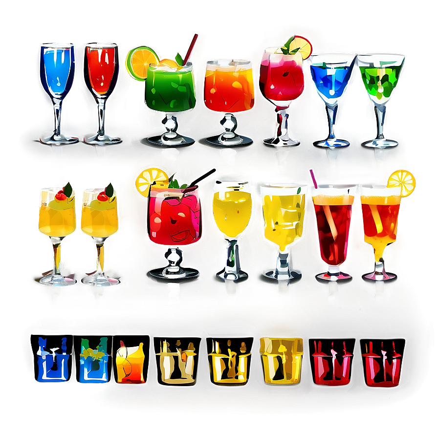 Ultimate Cocktail Collection Png Lus89 PNG Image