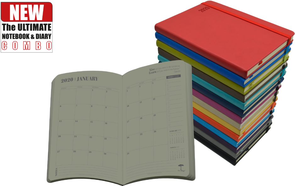 Ultimate Notebook Diary Combo PNG Image