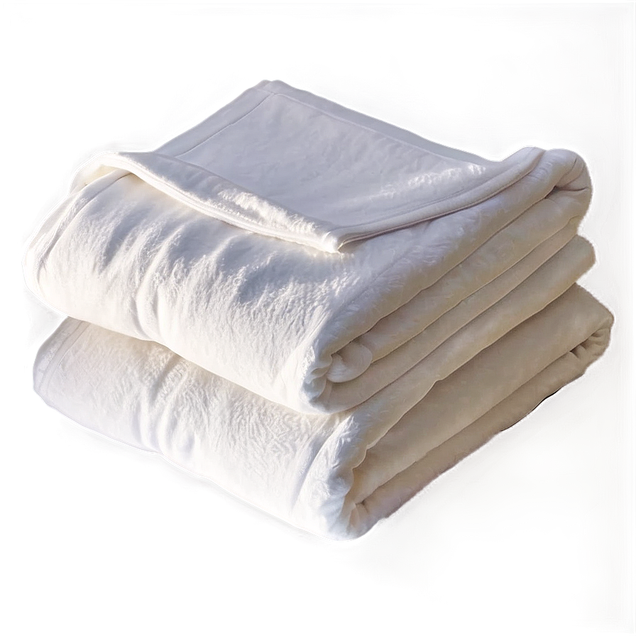 Ultra-soft White Blanket Png 06282024 PNG Image