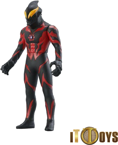 Ultraman Action Figure Red Black PNG Image