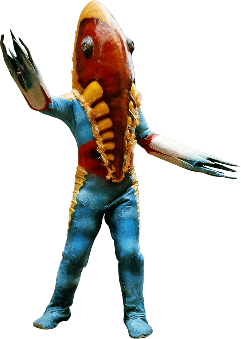 Ultraman Monster Pose PNG Image