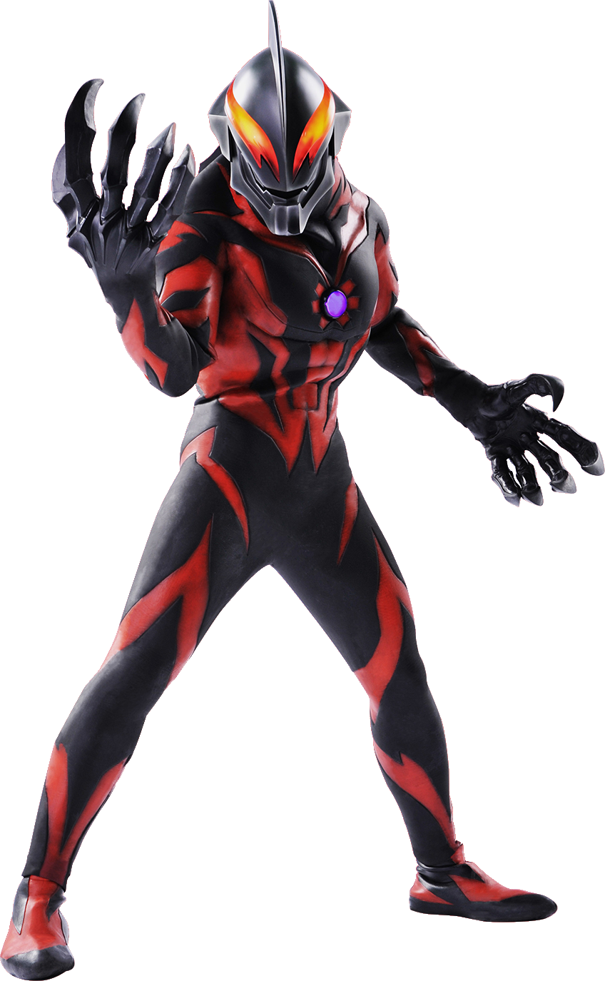 Ultraman Redand Black Suit PNG Image