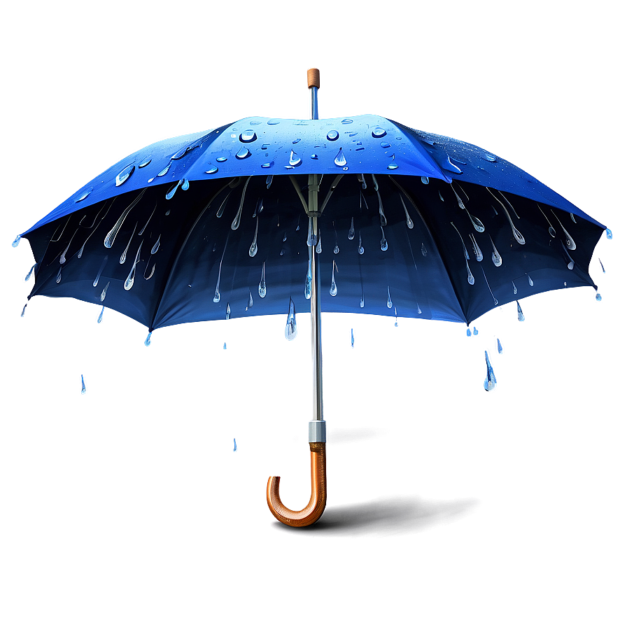 Umbrella With Raindrops Png Jeo52 PNG Image