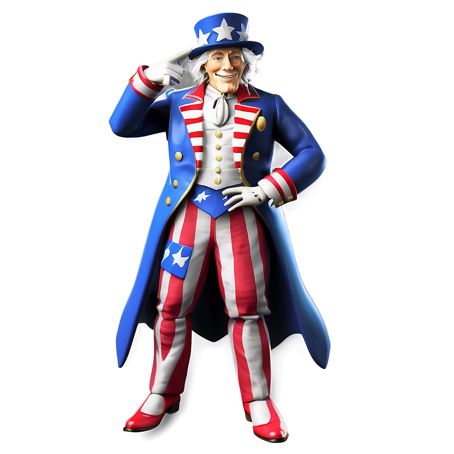 Uncle Sam Military Suit Png 06122024 PNG Image