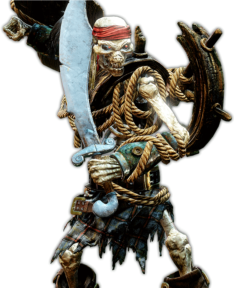 Undead Pirate Adventure PNG Image