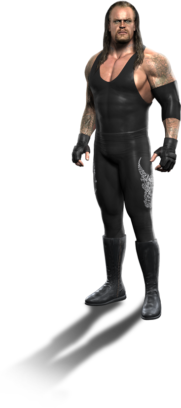 Undertaker Wrestling Legend Pose PNG Image