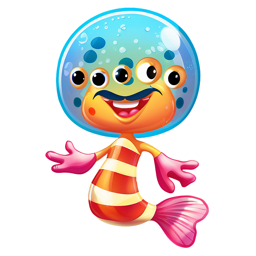 Underwater Cartoon Character Png 06122024 PNG Image