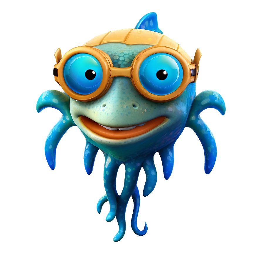 Underwater Cartoon Character Png Ccl PNG Image