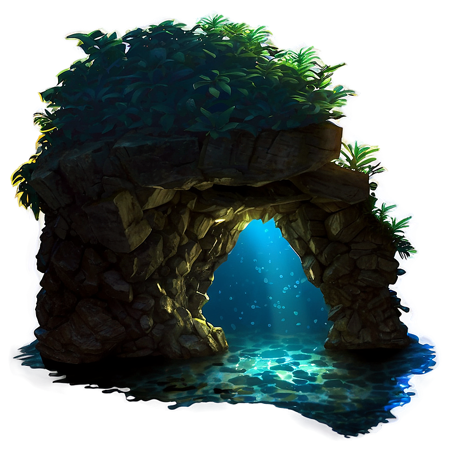 Underwater Cave Png 57 PNG Image