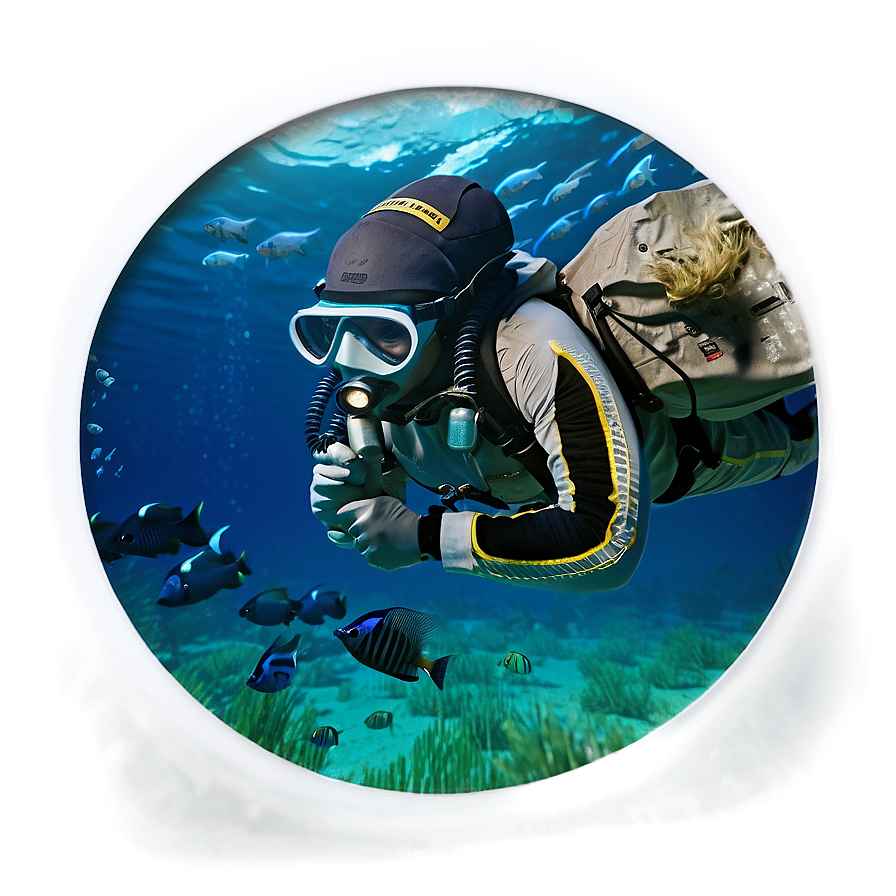 Underwater Exploration Png Hcl PNG Image