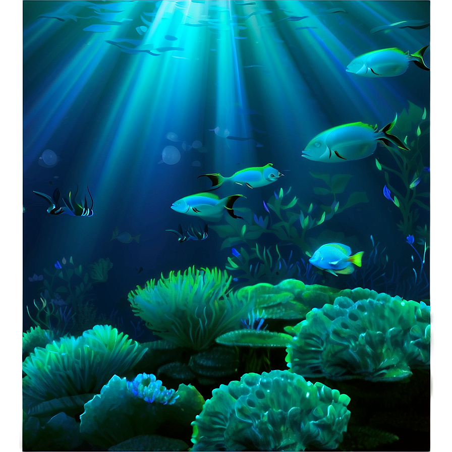 Underwater Night Png Tgj62 PNG Image