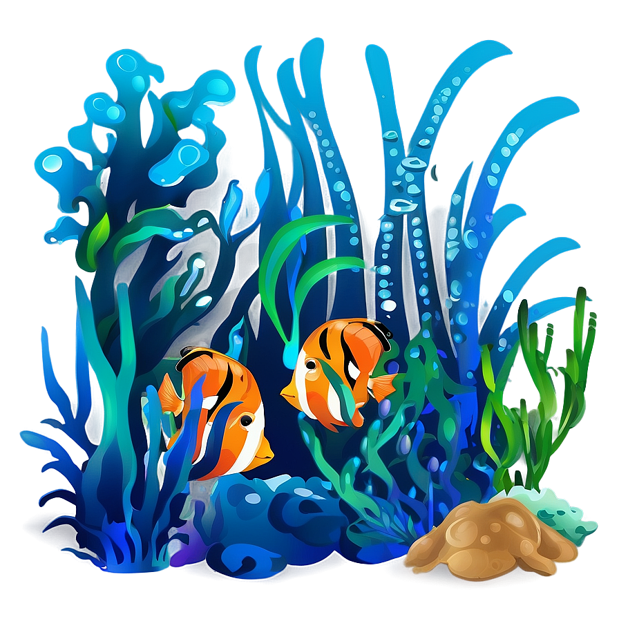 Underwater Scene Graphic Png 11 PNG Image