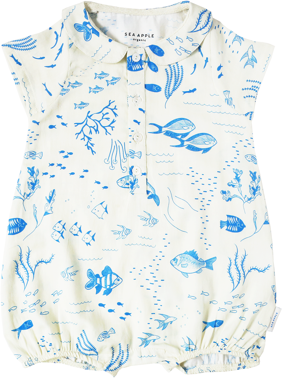 Underwater Themed Baby Romper PNG Image