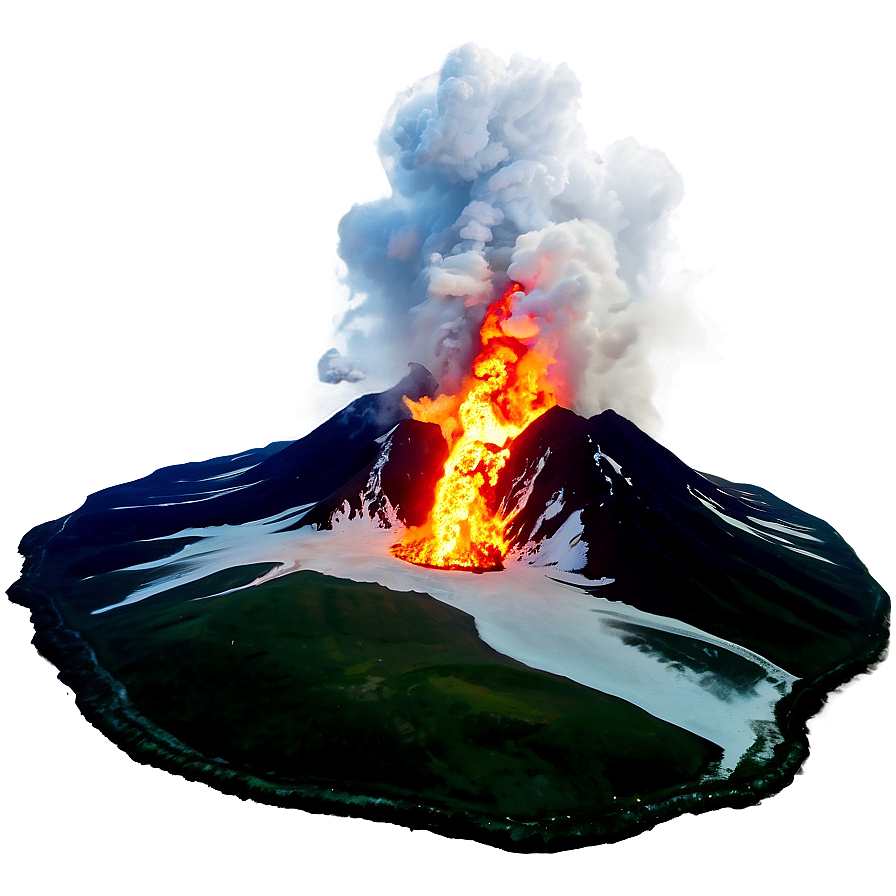 Underwater Volcano Eruption Png Tma PNG Image