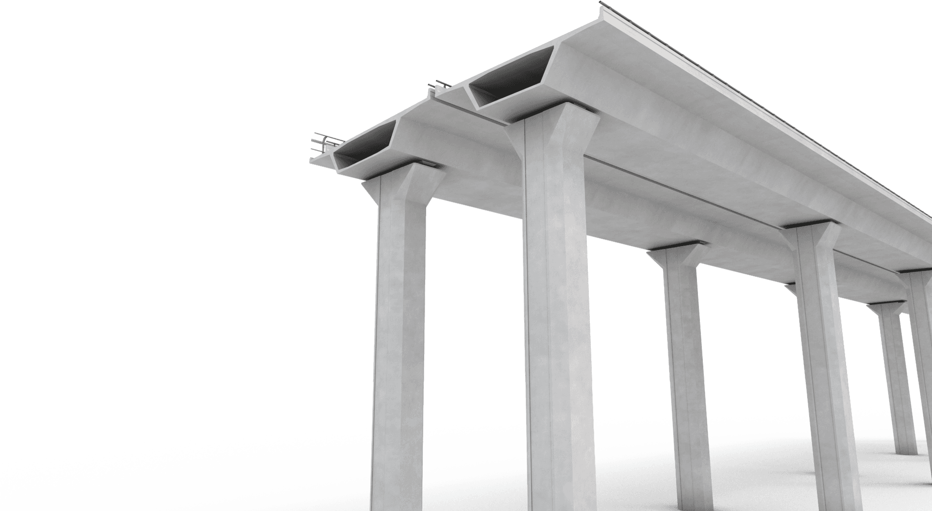 Unfinished Overpass Construction PNG Image