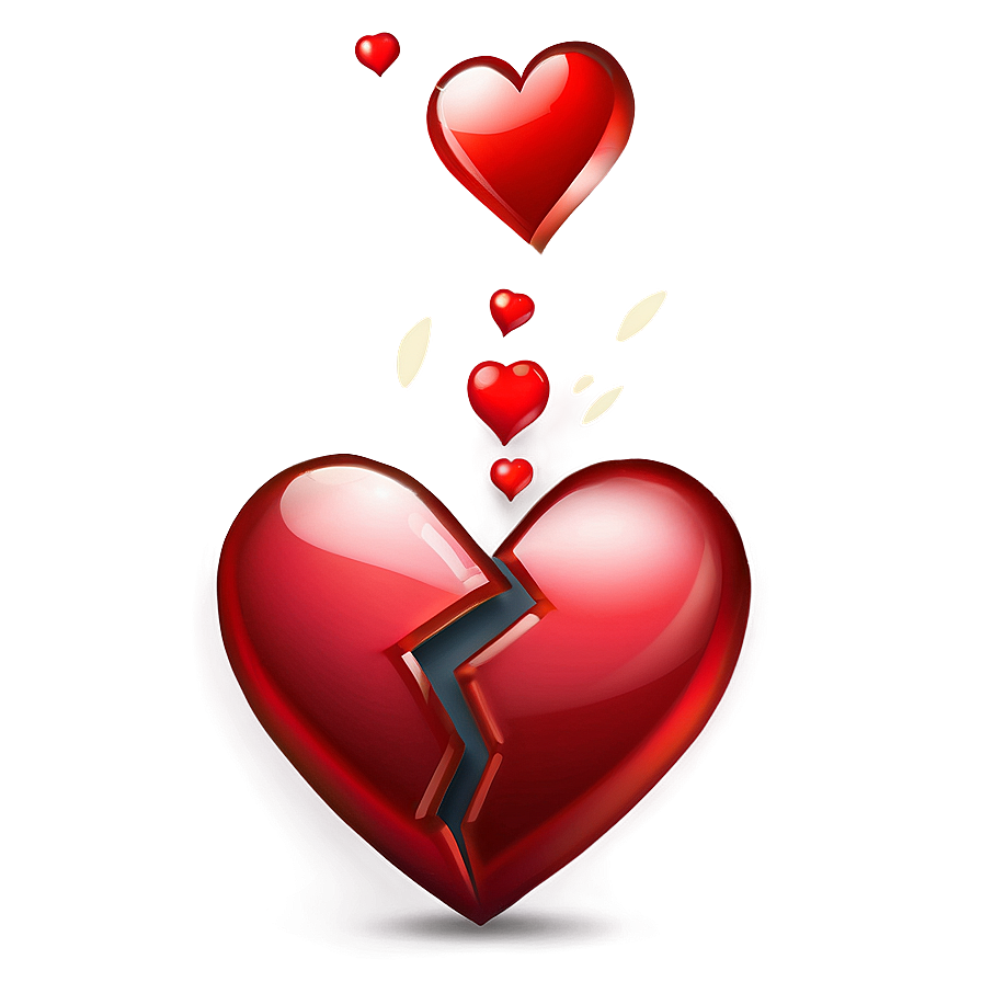 Unhappy Broken Heart Emoji Png 06122024 PNG Image