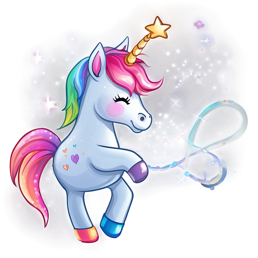 Unicorn And Stars Png 05032024 PNG Image