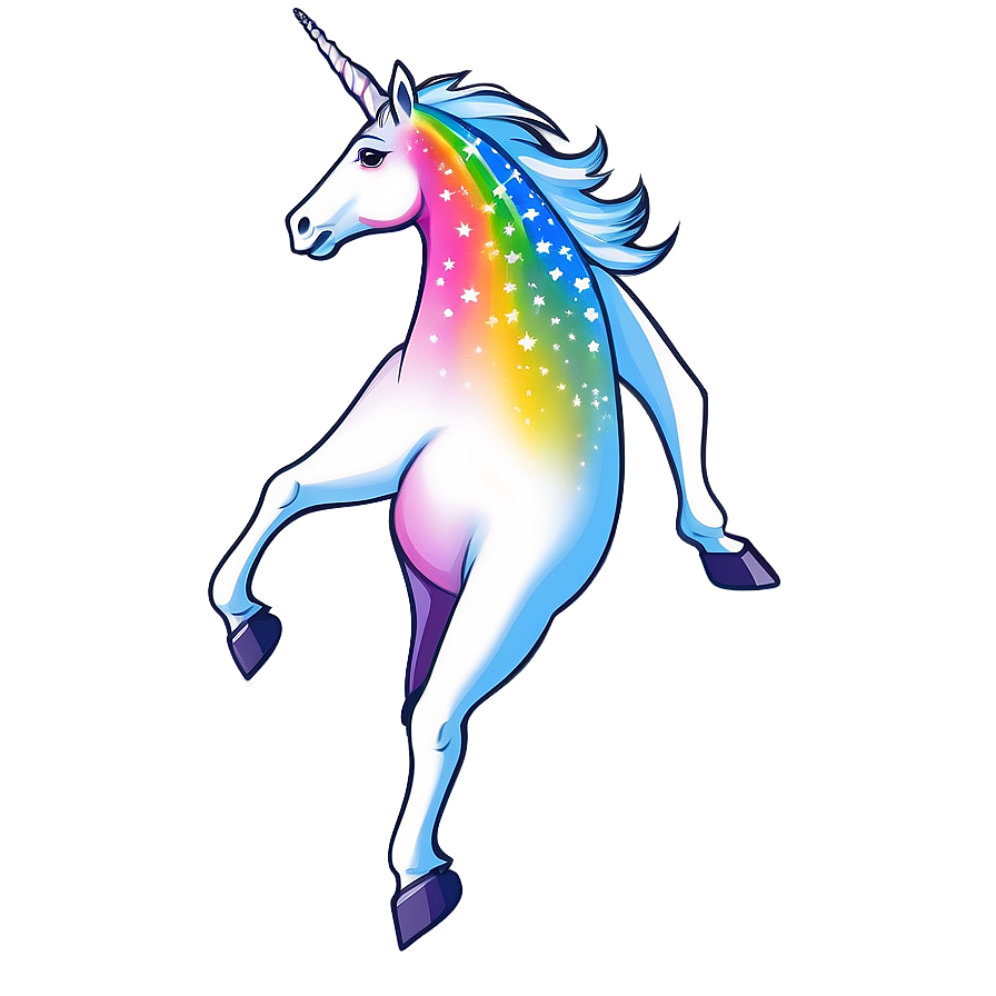 Unicorn And Stars Png 48 PNG Image