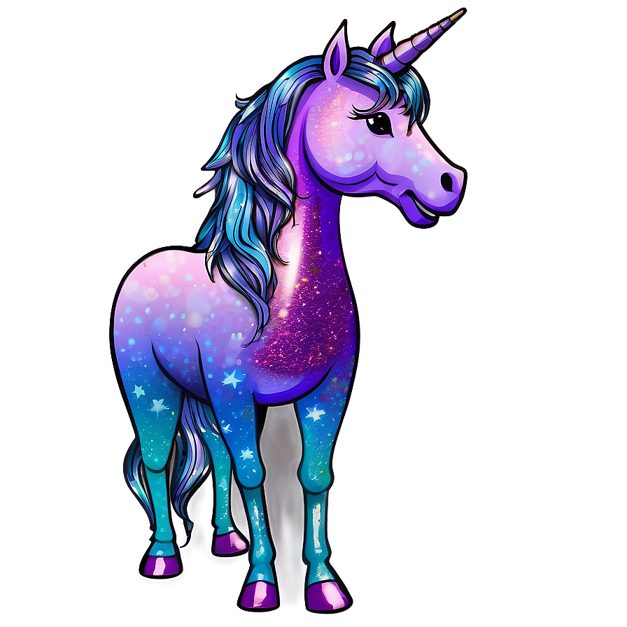 Unicorn Glitter Clipart Png 15 PNG Image