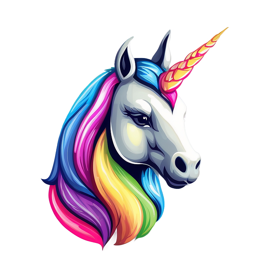 Unicorn Head Clipart Png Tqv PNG Image