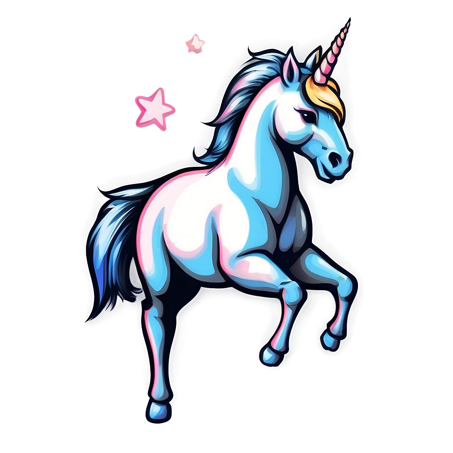 Unicorn Illustration Png Htr PNG Image