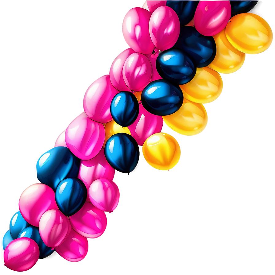 Unique Balloon Garland Styles Png Bek62 PNG Image