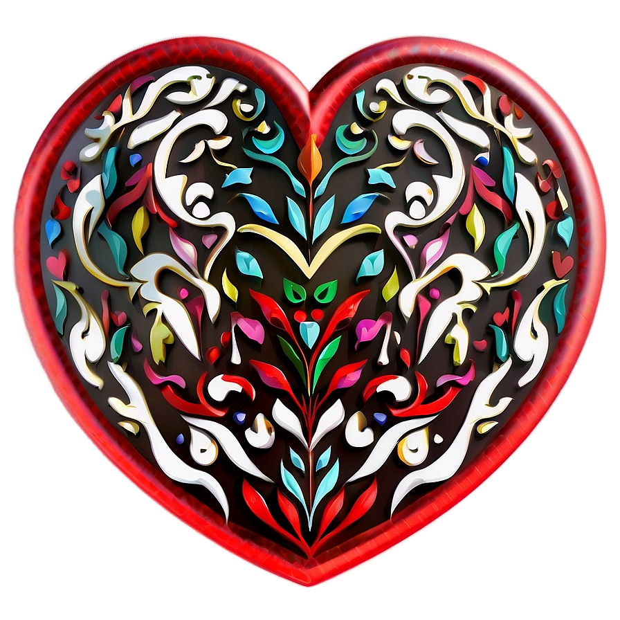 Unique Heart Drawing Png 89 PNG Image