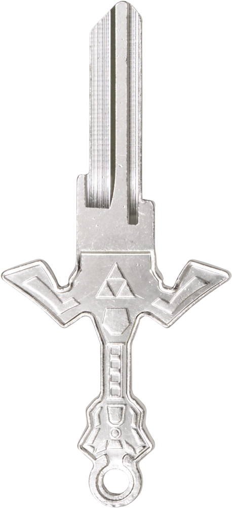 Unique Sword Shaped Key PNG Image