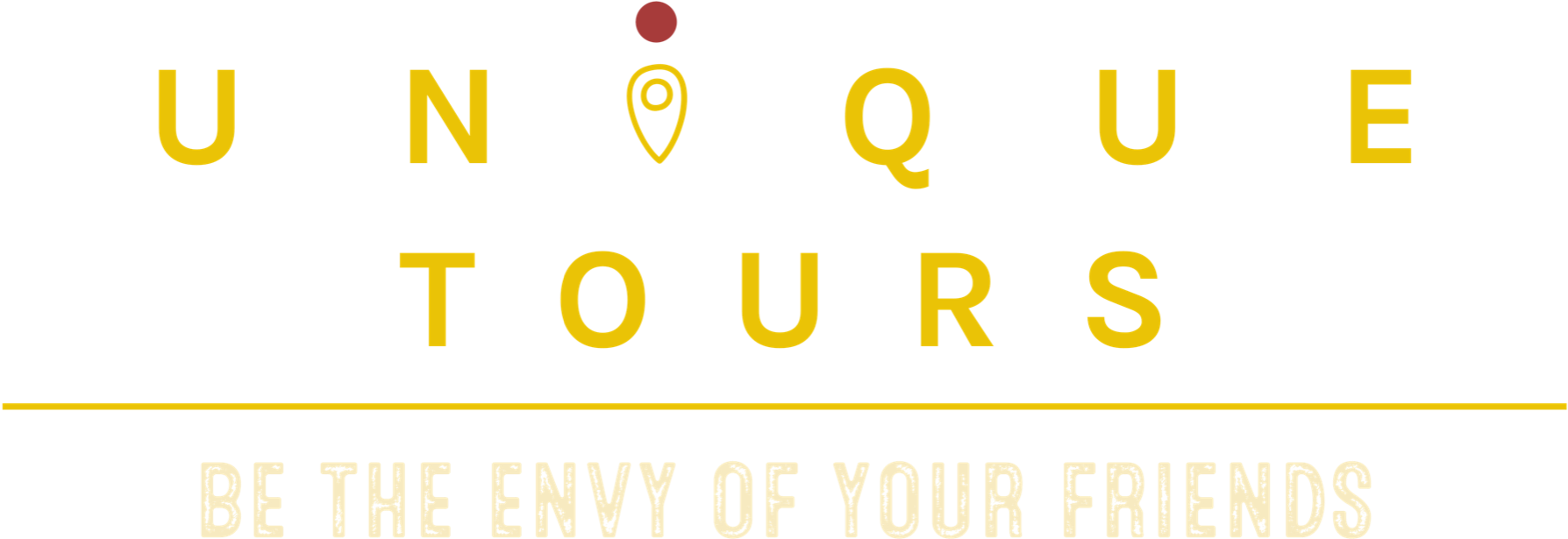 Unique Tours Logo Tagline PNG Image