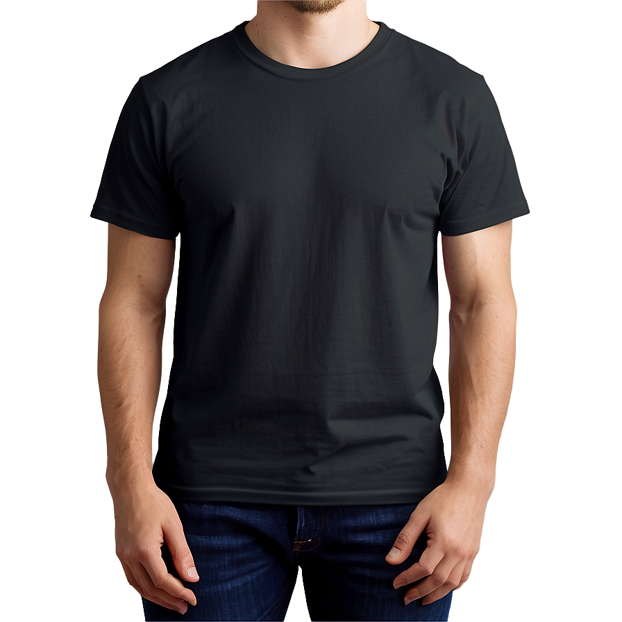 Unisex Black T Shirt Png 05252024 PNG Image