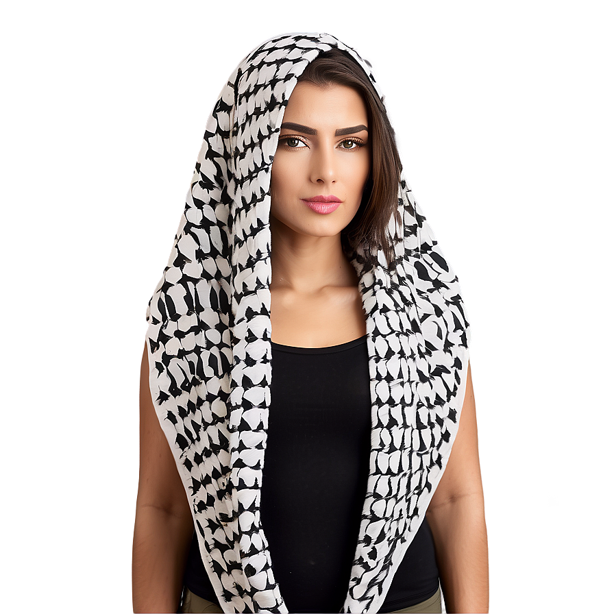 Unisex Keffiyeh Fashion Accessory Png Vcl63 PNG Image