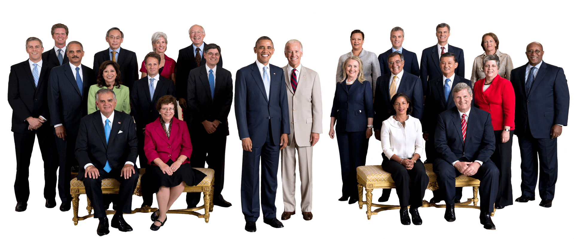 United States Cabinet Members Group Photo PNG Image