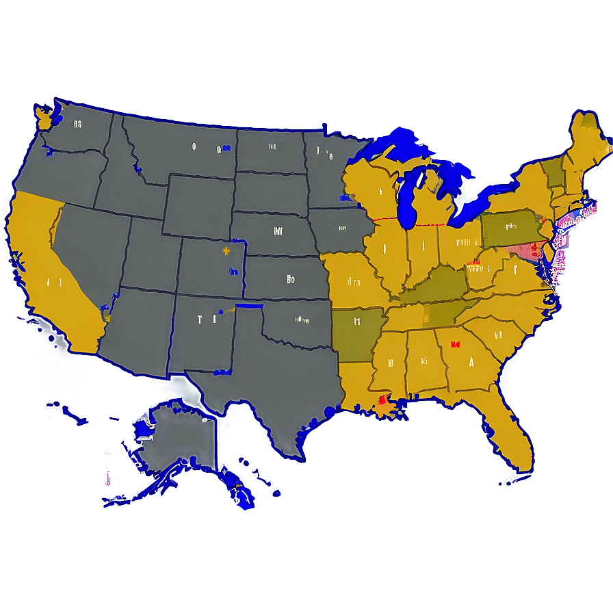 United States Electoral Map Png 06122024 PNG Image