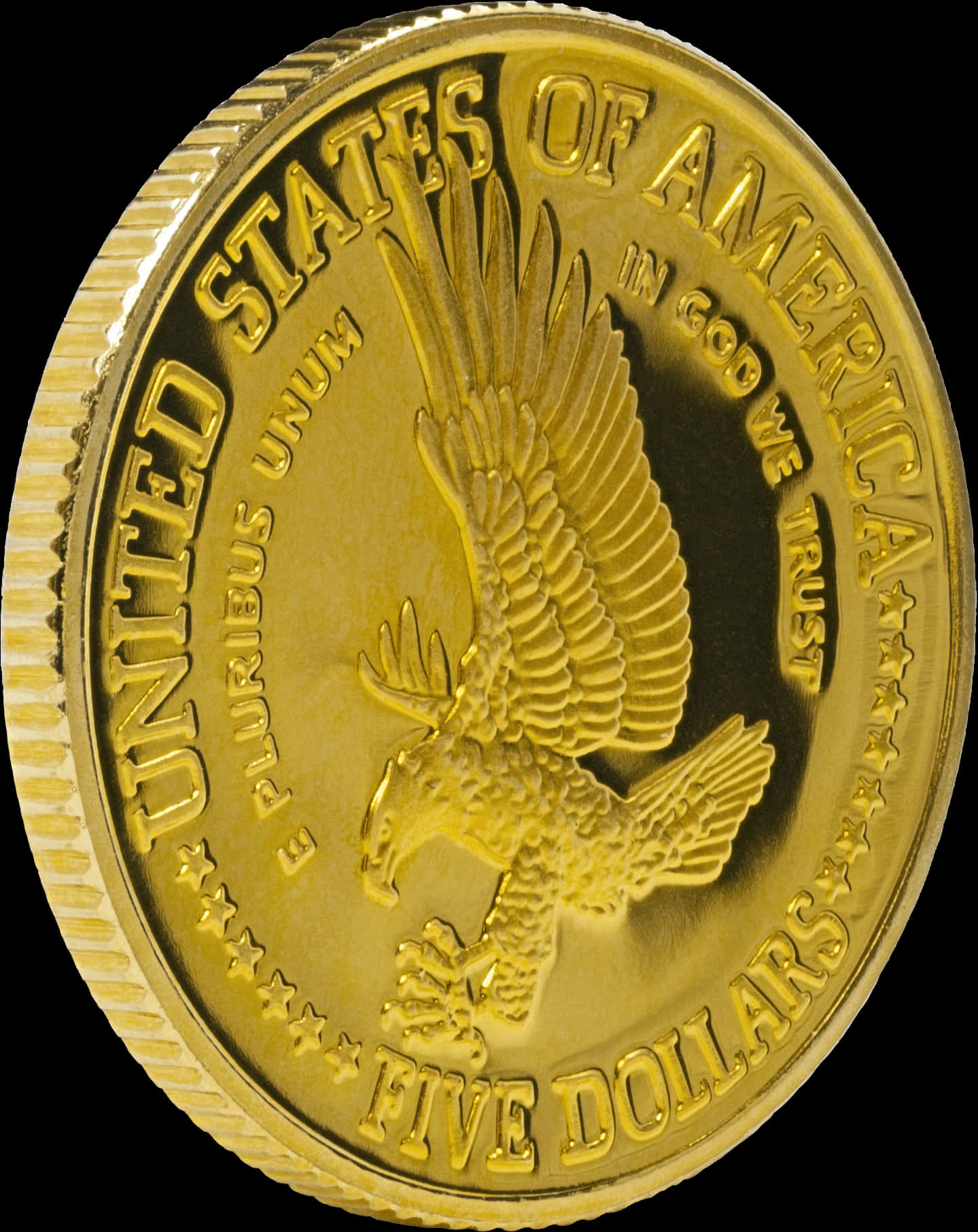 United States Gold Eagle Coin PNG Image