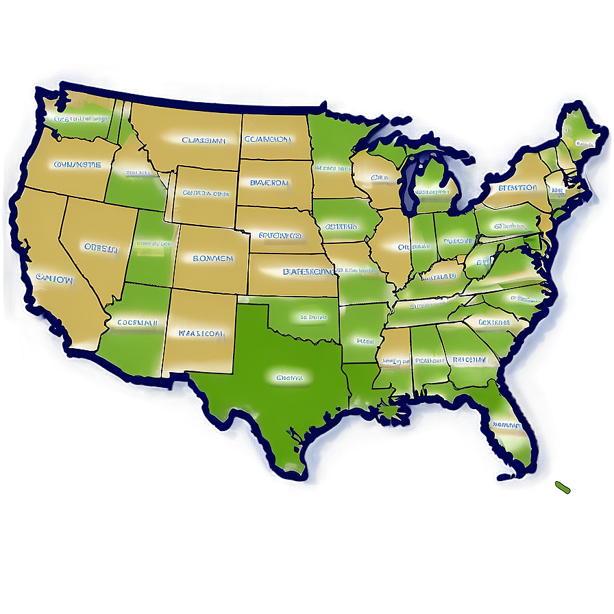 United States Highway Map Png 35 PNG Image