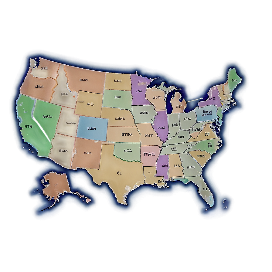 United States Map Png Vnu PNG Image