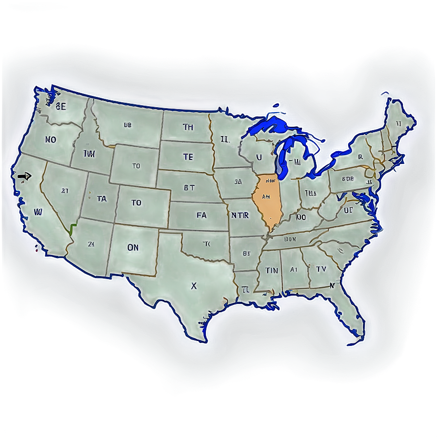 United States Time Zone Map Png Dku47 PNG Image