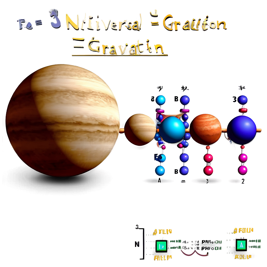 Universal Gravitation Equation Png Bbb PNG Image