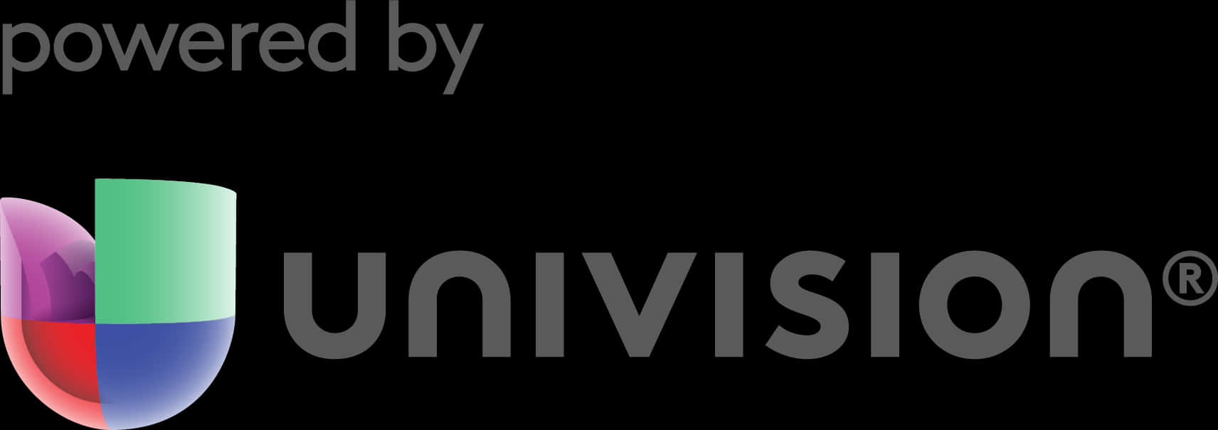 Univision Powered By Logo PNG Image