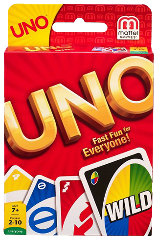 Uno Card Game Packaging PNG Image