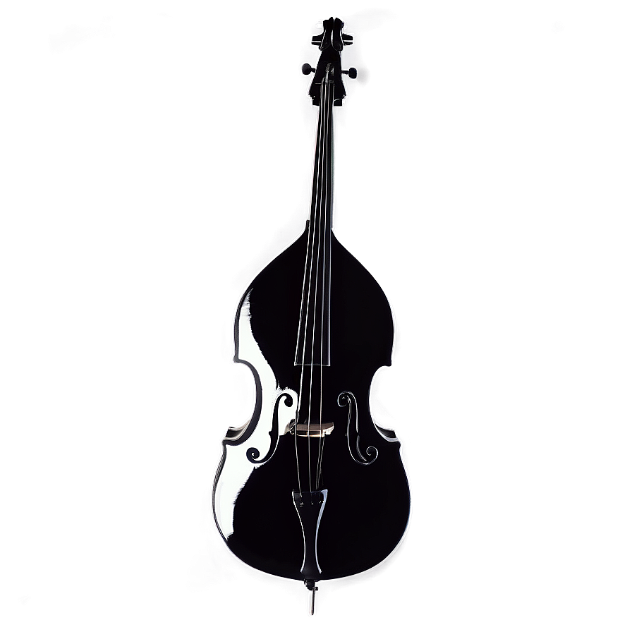 Upright Bass Silhouette Png 78 PNG Image