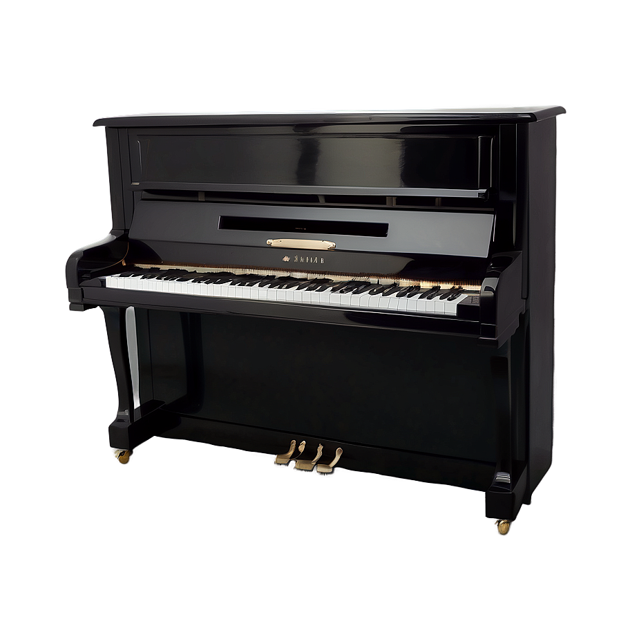 Upright Piano In Glossy Black Finish Png 77 PNG Image