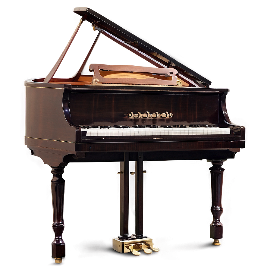 Upright Piano In Victorian Style Png Yej PNG Image