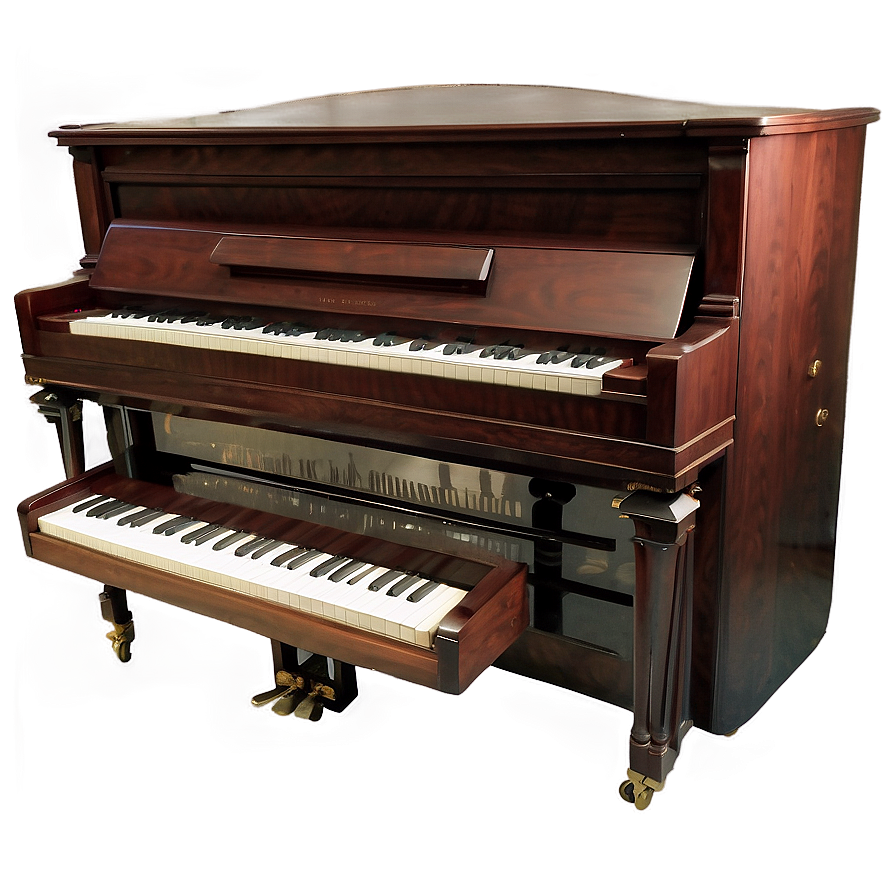 Upright Piano With Integrated Music Player Png Dqq14 PNG Image