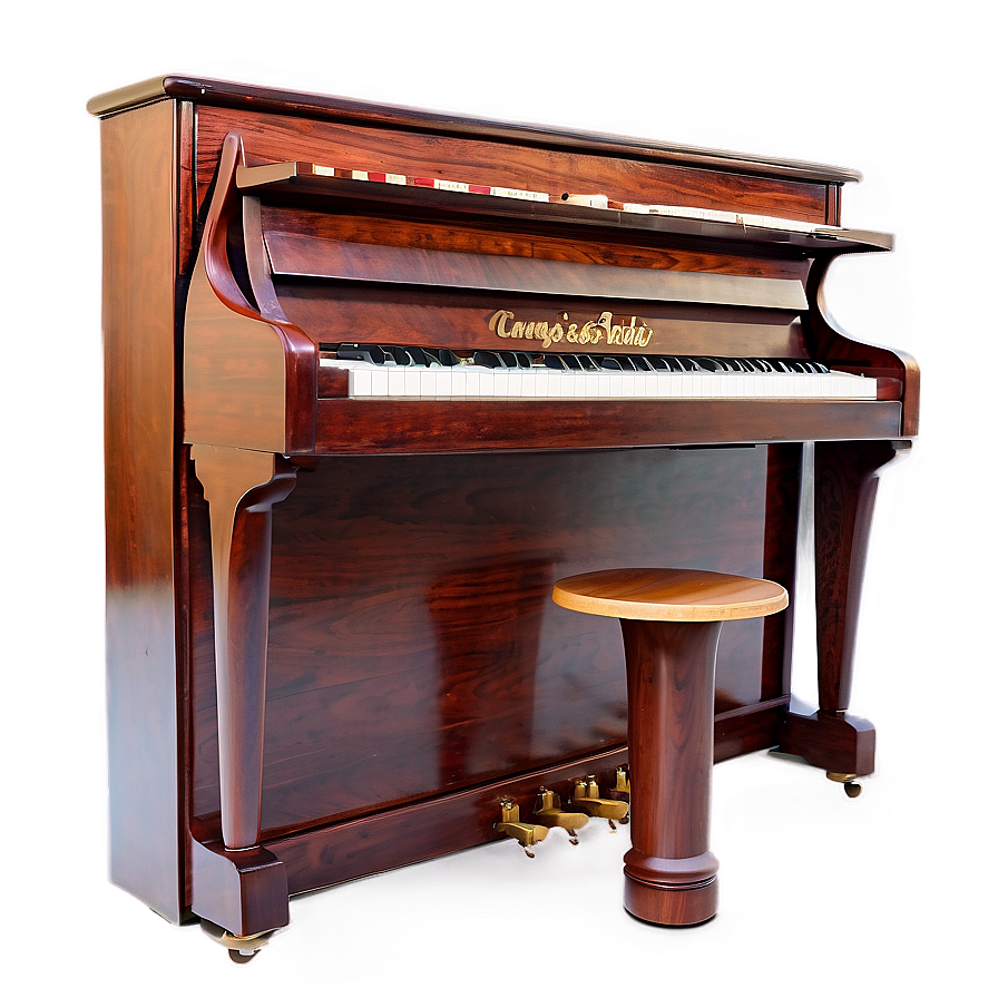 Upright Piano With Multi-timbral Capabilities Png 06272024 PNG Image