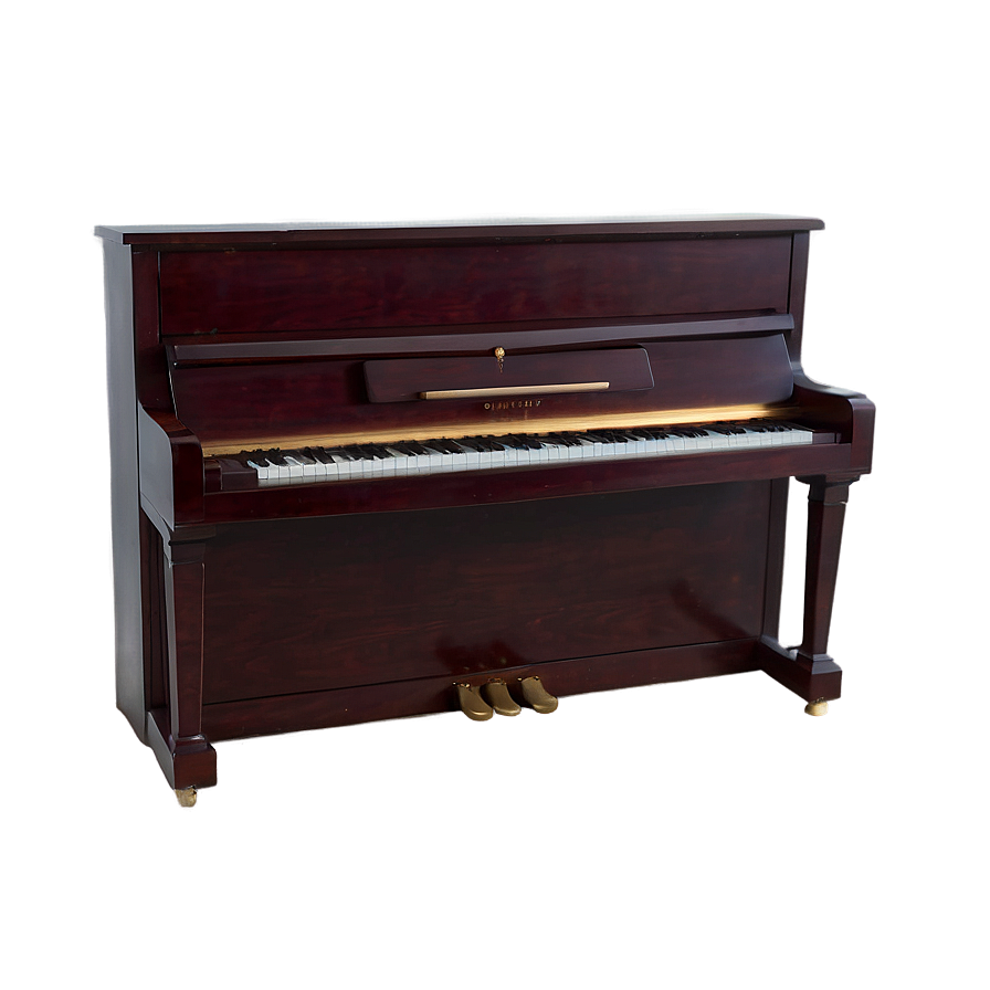 Upright Piano With Velvet Cover Png 06272024 PNG Image